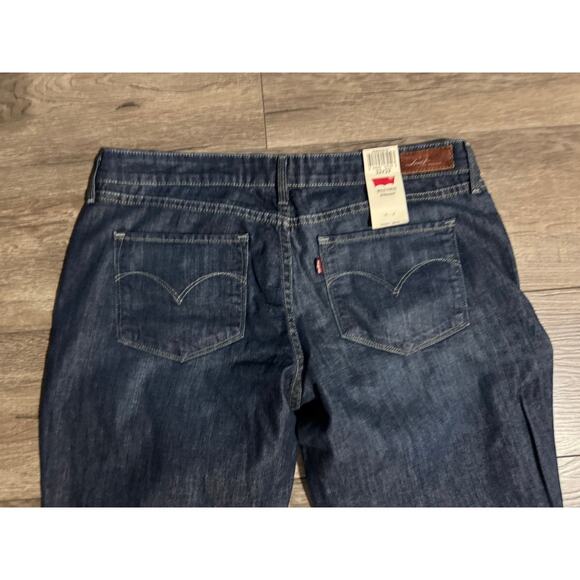 Levi's Bold Curve Straight Leg Dark Wash Jeans Size 33 x 32 NWT - Picture 4 of 8